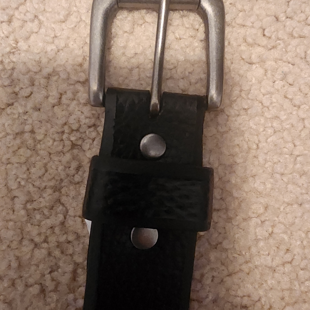 34 inch leather belt